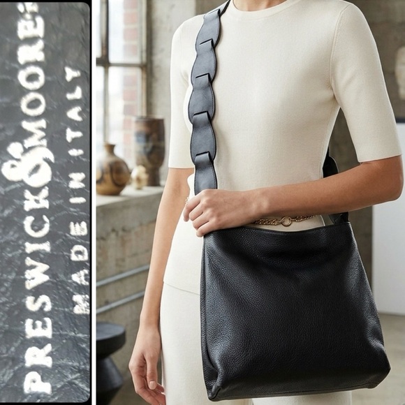 Preswick & Moore Handbags - Preswick & Moore Italy Leather Crossbody